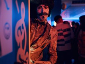 живая статуя художник фотозона