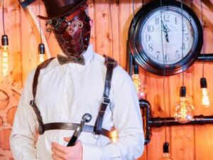 Аниматор стимпанк на фотозоне