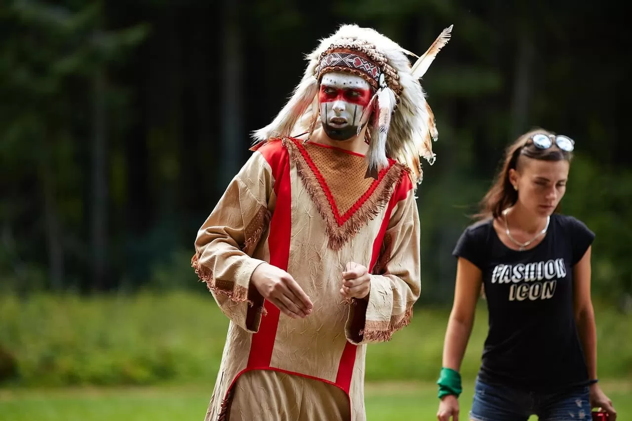 аниматор индеец на корпоратив