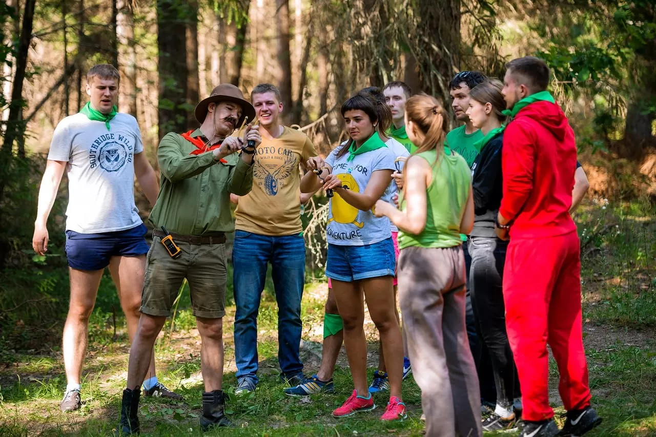 стрельба конкурс на тимбилдинг скаутов