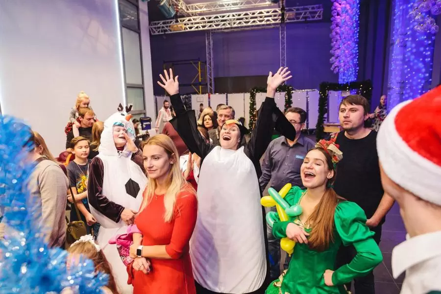 Аниматор Пингвин на празднике