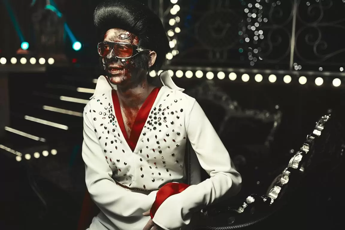 Аниматоры Зомби Элвис на Хэллоуин 2020 Минск