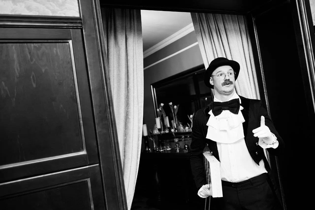 Аниматор Джентльмен распорядитель на свадьбу