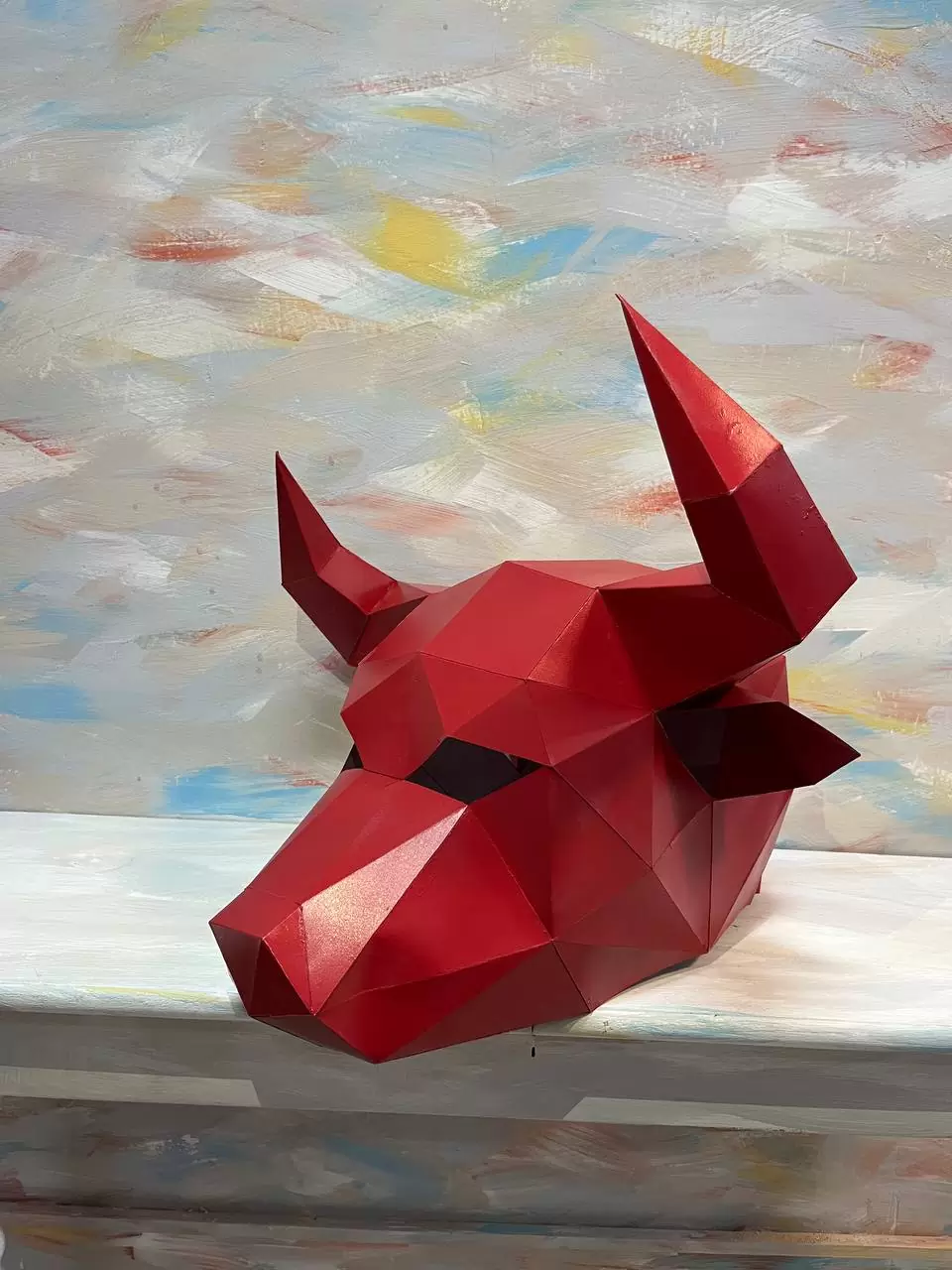 Маска Бык полигональная аренда